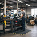 Dark Slate Gray Premium Anti-Fatigue Safety Mat - Chemical Resistant and Non-Slip