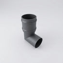 Traditional Aluminium Downpipe Bends 63mm Dia 92.5° 112.5° — RAL 7037 / 92.5 Degrees