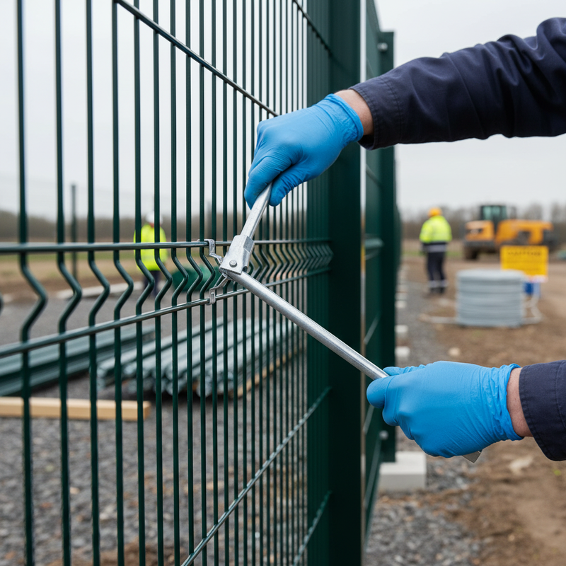 Dark Slate Gray Premium Anti-Tamper Fencing Clip Spanner Tool for Secure Fencing