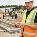 Tan High-Performance Two Tone Executive Waistcoat with ID Pocket - Saturn Yellow/Orange