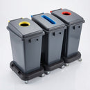 60 litre indoor recycling bin station plastic (view 2)