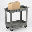 2-Tray Plastic Service Trolley 70mm Depth 225kg Capacity (view 2)