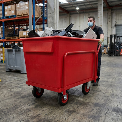 Mobile Container Truck – 540 Litre Capacity with Powder Coated Frame
