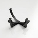 Half Round Aluminium Gutter Fascia Bracket 125mm — Textured Black