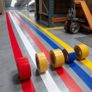 25m x 75mm PVC Adhesive Floor Marking Tape