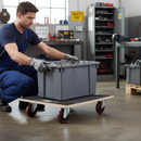 Premium Heavy Duty Dolly Trolley with 320kg Load Capacity and 59x49cm Flat Platform for Efficient Transport