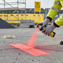 Rosy Brown Premium Hi-Vis Fluorescent Paint Aerosol 500ml - Red