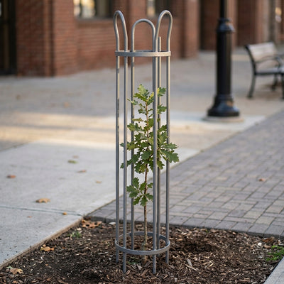 250mm Steel Tree Guard 1478mm or 1870mm Height