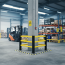 Light Slate Gray Premium Hybrid Column Protection - Complete Set for Maximum Safety