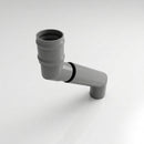 Traditional Adjustable Swanneck 63mm Diameter Aluminium Downpipe — RAL 7037