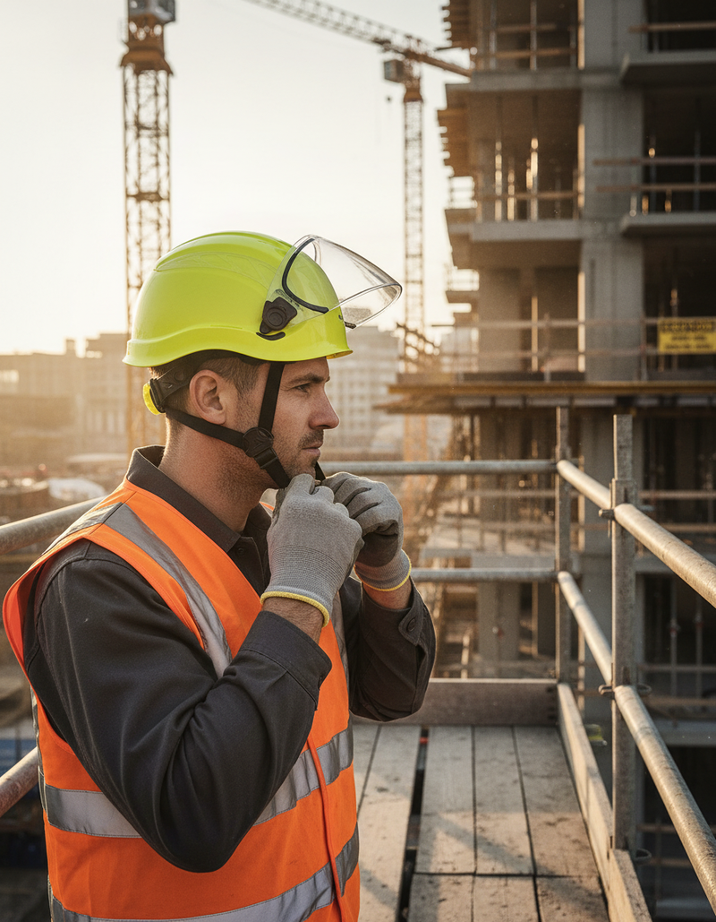 Dark Slate Gray Premium Heightsafe Safety Helmets with Adjustable Features
