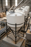 5000 Litre 60° Cone Tank, UV-Stabilised Polyethylene