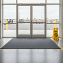 Light Gray Heavy Duty Scraper Mat - Durable and Slip Resistant