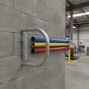 Dim Gray Premium Wall Socket for Removable Wall Mounted Steel Hoop Guards