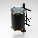 40 litre open top post mounted steel litter bin (view 2)