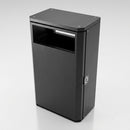 90 Litre Steel Litter Bin Galvanised with Stainless Fittings (view 2)