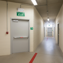 Rosy Brown Emergency Exit Fire Safety Signs - High-Performance Emergency Exit Indicators