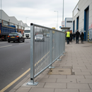 Dark Sea Green Premium Pedestrian Guardrail Fencing with Customizable Infill Panel Width and Height for Safety and Durability