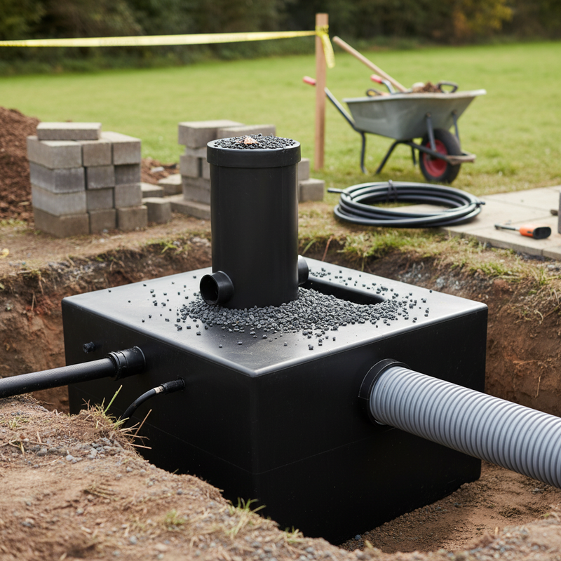 Dark Slate Gray Premium Slim Underground 750 Litre Water Tank - V2 for Efficient Water Storage