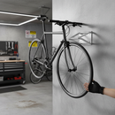 Light Slate Gray Heavy Duty Wall Mounted Bike Rack - 45° Fixed Version