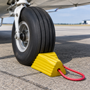 Yellow Aircraft Tyre Stop Block 175 x 160 x 333mm