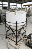 10000 Litre 60° Cone Tank, UV-Stabilised Polyethylene