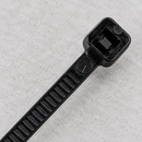 Multi-Size Black Cable Ties Pack - 100 Pieces