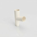 76mm Diameter Flush Joint Downpipe Branches — RAL 9010 / 112.5 Degrees