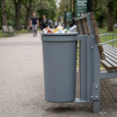 Round Polyethylene Litter Bin, 83 Litre Capacity