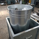 90 Litre Round Galvanised Steel Liner with Handles