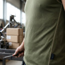 Lightweight Bamboo Charcoal Tank Top - Khaki Green (view 2)