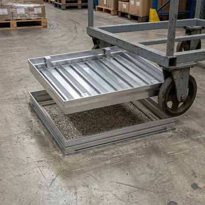 Aluminium Floor Access Cover 75mm Depth for 5 Tonnes Load