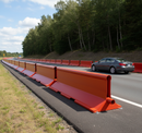 Dark Slate Gray Premium Steel Road Barrier - Crash Tested for Safety and Durability