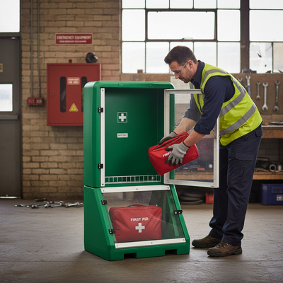 Premium Mobile Safety Station for First Aid and Emergency Response