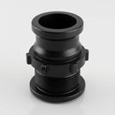 Polypropylene Cam Lever Adaptor – 1/2" Male x 3/4" Thread (view 2)