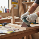 Sienna Premium Sanding Pad Hook & Loop 93mm x 93mm 120 Grit (Pack of 5)