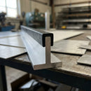 Square Rubber Edge Protector 8x10mm for 6mm Panels - 5m EPDM (view 2)