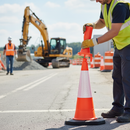Light Gray Professional Cone Converter for Road Safety and Barrier Systems