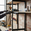 Gray Premium Twin Slot Bracket - Heavy Duty Steel with Anti-Microbial Finish