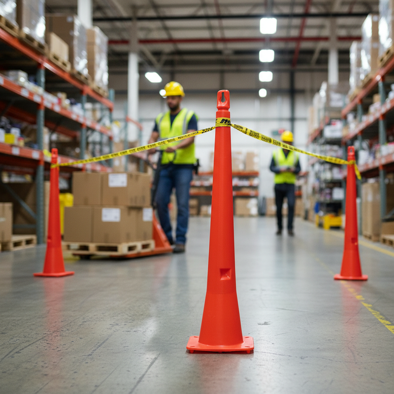 Light Slate Gray Premium Cone Extender for Temporary Barriers and Fencing