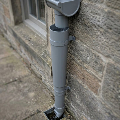 Aluminium Flush Joint Downpipe Sample