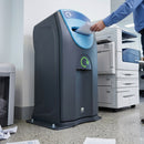 140 litre slimline recycling bin with colour-coded apertures