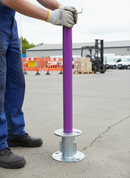 White Smoke Premium Ground Socket Key Clamp for Galvanised Tubing, Durable Malleable Iron Construction with Versatile Applications