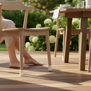 Premium 28mm Round Rubber Furniture Feet Tip Caps - Durable Floor Protectors for Tables and Chairs, Pack of 4