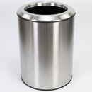 80 litre blast resistant litter bin, grey metal (view 2)