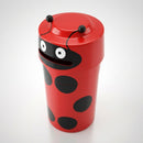 90 Litre Animal Face Litter Bin - Ladybird Design (view 2)