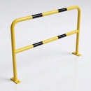 1000 x 1500mm Floor Mounting Steel Hoop Guard Yellow Black (view 2)