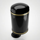 40 Litre Steel Dome-Top Post-Mounted Litter Bin (view 2)