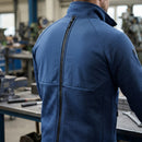 Thermal Midlayer Work Jacket with Softshell Panels - Deep Blue