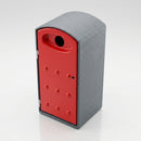 112 Litre Recycling Bin with GRP Door and Four Apertures (view 2)